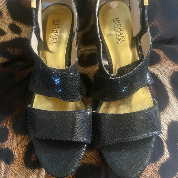 MICHAEL Michael Kors Shoes - Michael Kors Beverly snakeskin heels